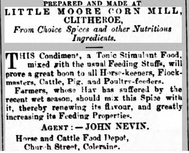 1877-09-08 Advertised far and wide  Coleraine Chronicle